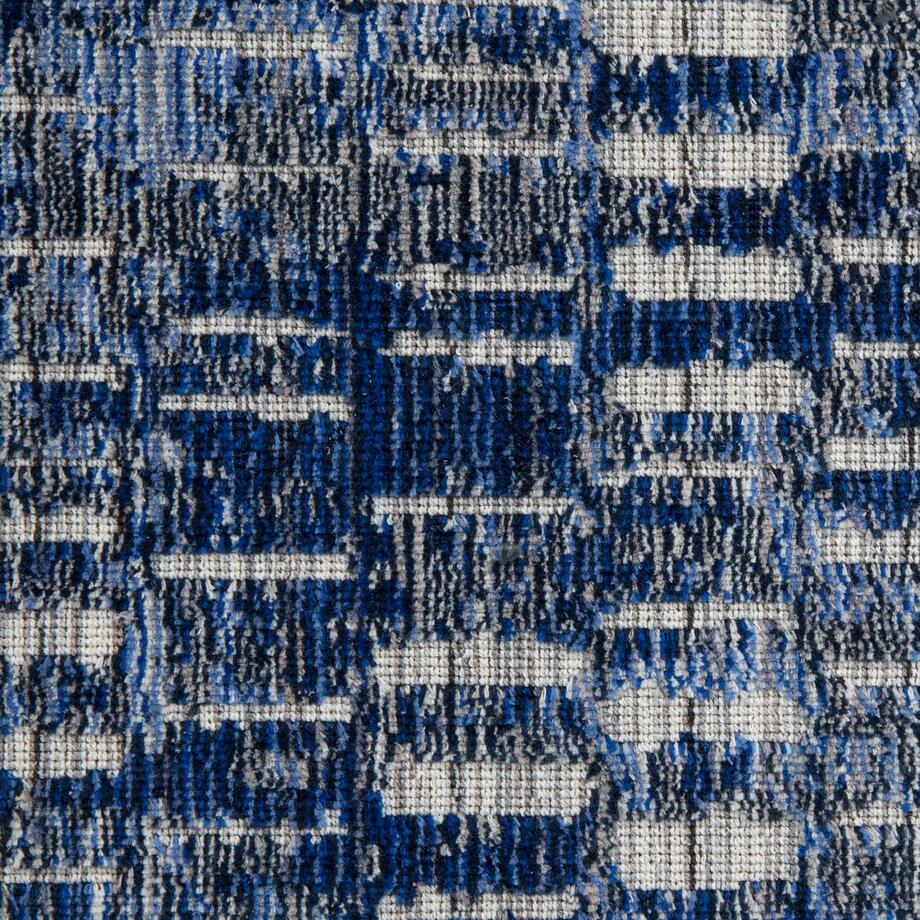 Designer Fabric - Switchback Royal 22x22" Decorative Pillow