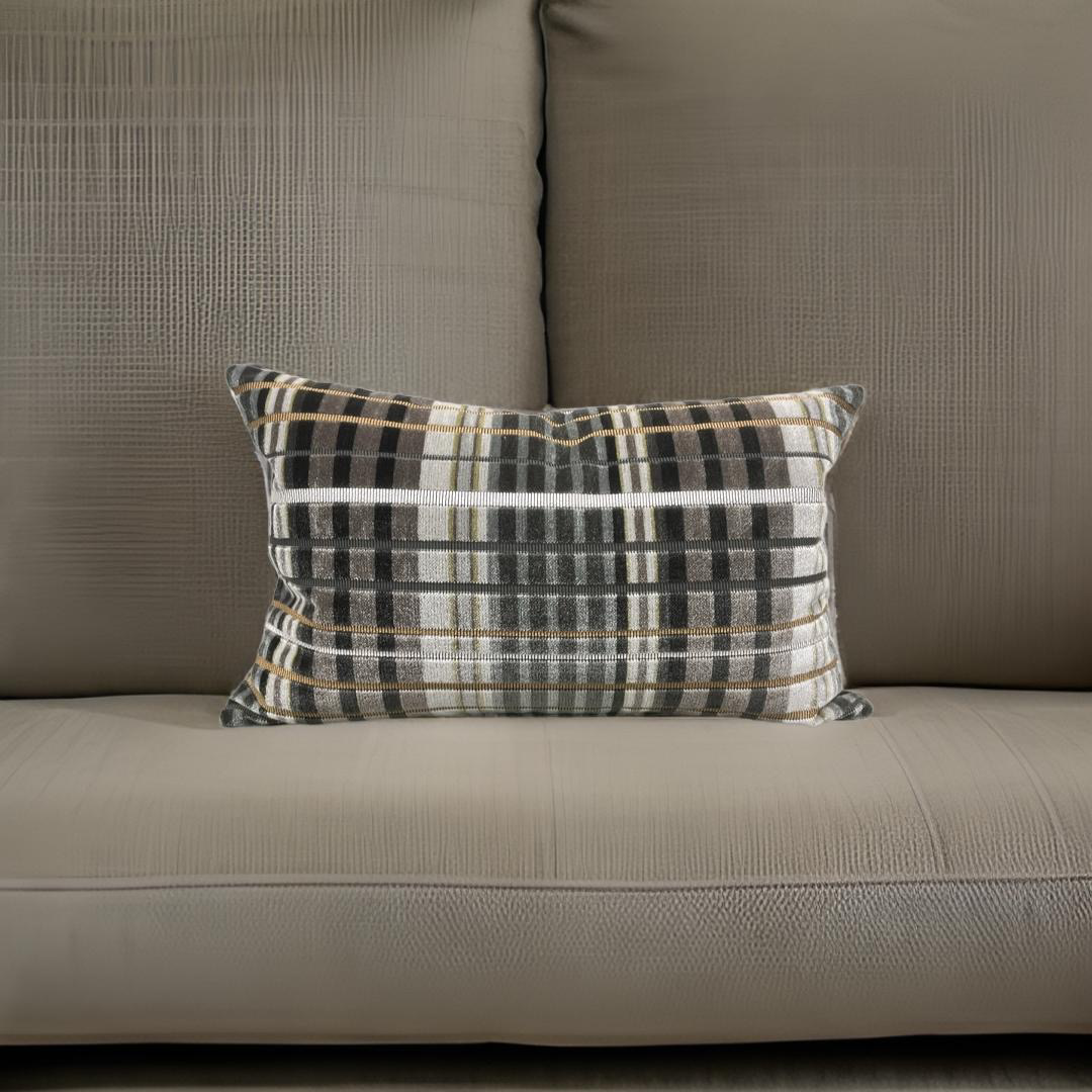 Mahony Oak Park 12x18" Knife Edge Decorative Lumbar Pillow