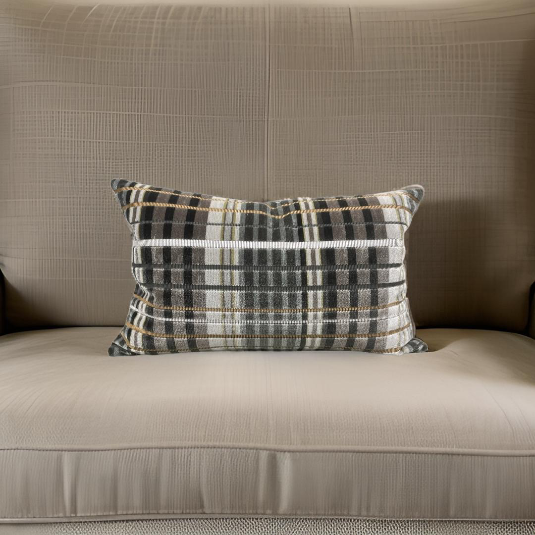 Mahony Oak Park 12x18" Knife Edge Decorative Lumbar Pillow