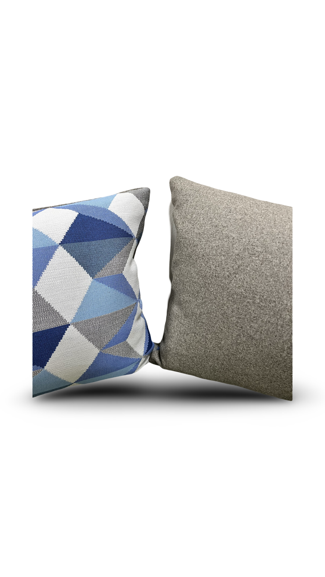 Dialogue Cobalt 12x18" Knife Edge Decorative Lumbar Pillow