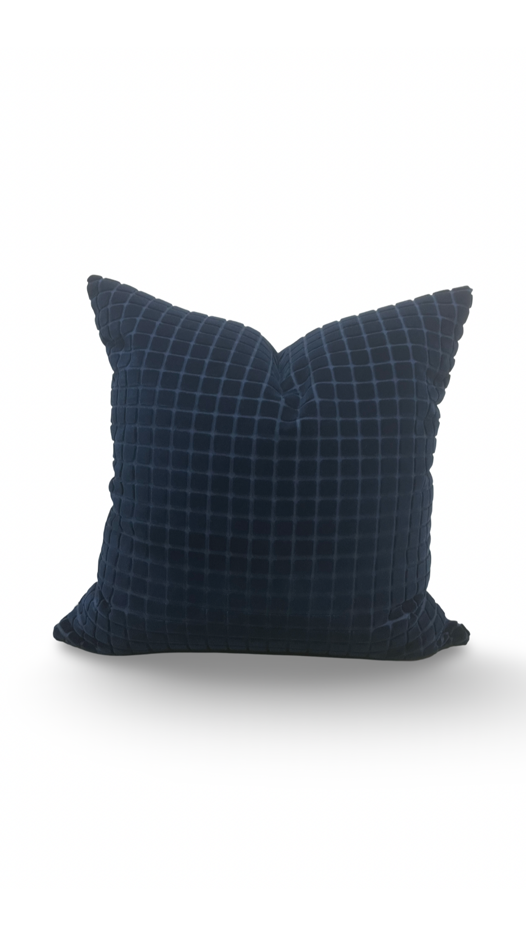 Smalti Blue Grotto 22x22" Knife Edge Decorative Throw Pillow