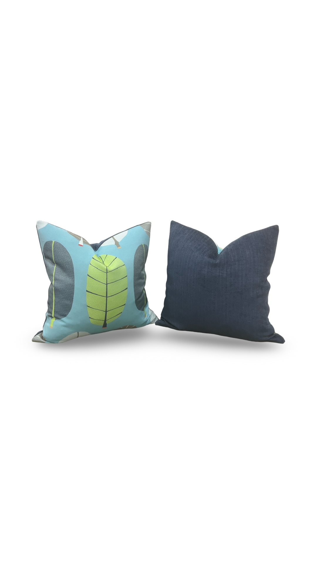 Decorative Pillow Calypso Blue Lagoon 20x20" Knife Edge Throw Pillow