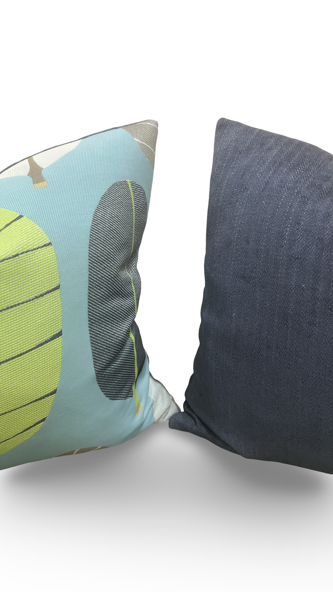 Decorative Pillow Calypso Blue Lagoon 20x20" Knife Edge Throw Pillow