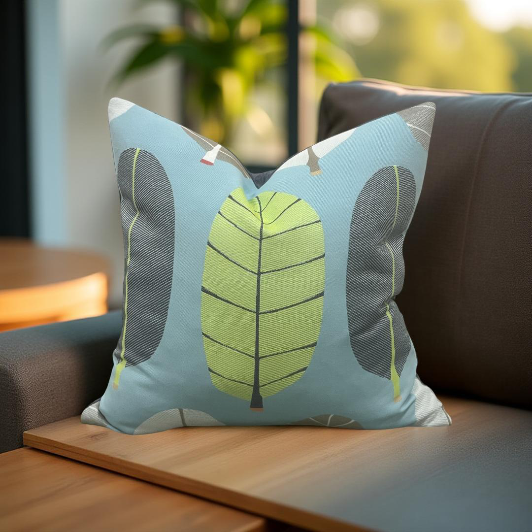 Decorative Pillow Calypso Blue Lagoon 20x20" Knife Edge Throw Pillow