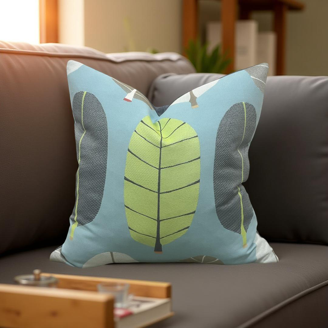 Decorative Pillow Calypso Blue Lagoon 20x20" Knife Edge Throw Pillow