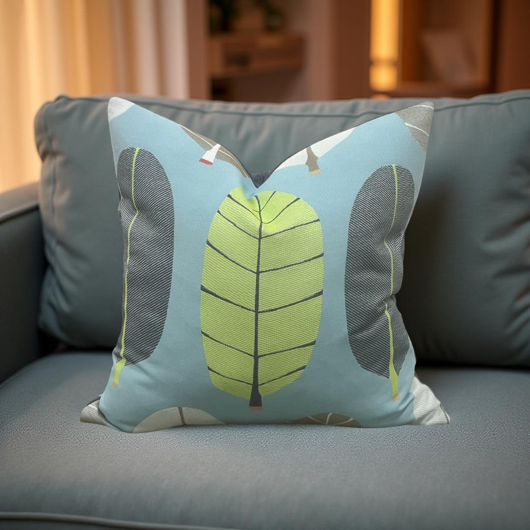 Decorative Pillow Calypso Blue Lagoon 20x20" Knife Edge Throw Pillow