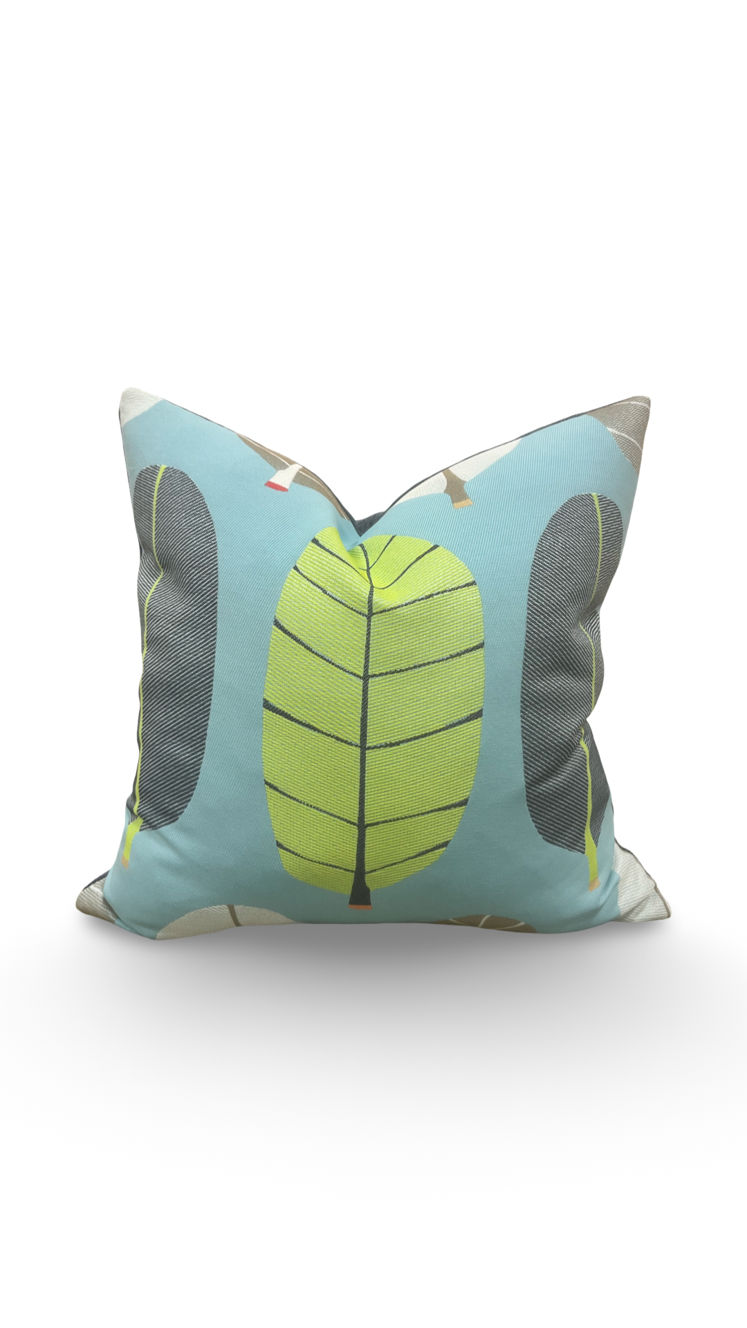 Decorative Pillow Calypso Blue Lagoon 20x20" Knife Edge Throw Pillow