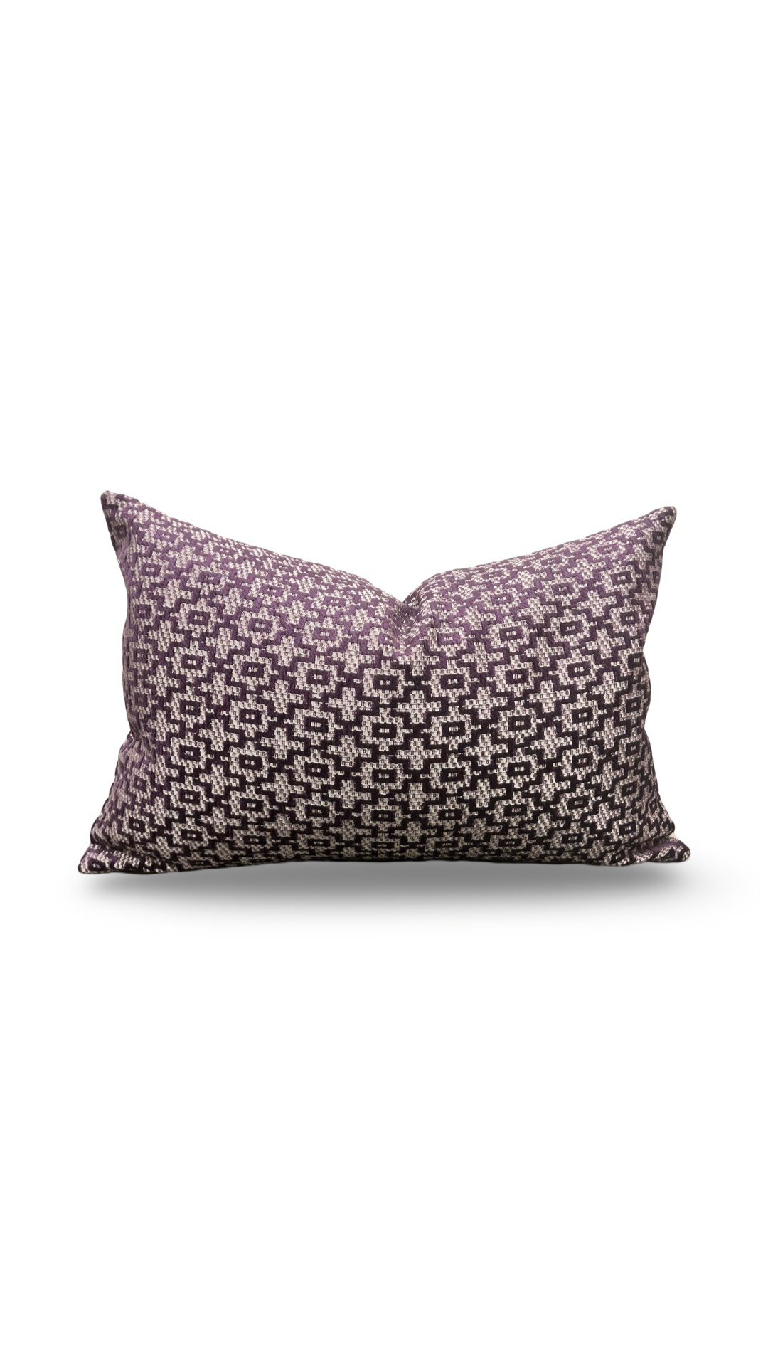 Mansour Damson 12X18" Knife Edge Decorative Lumbar Pillow