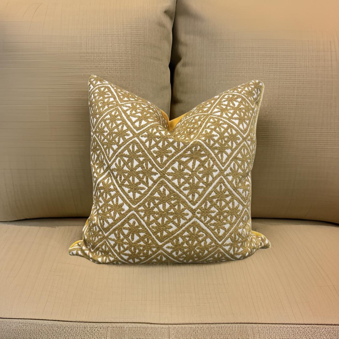Aster Sun 20X20" Knife Edge Decorative Pillow