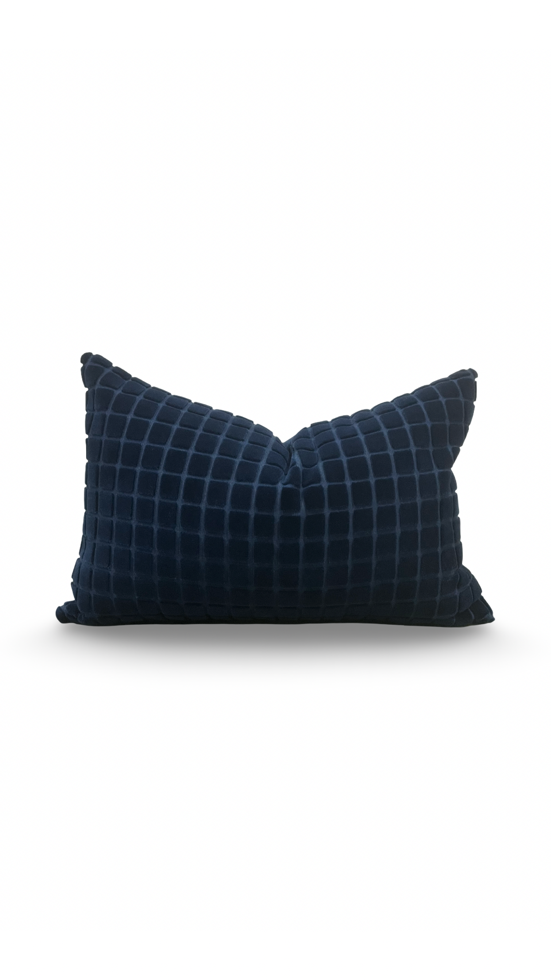 Designer Fabric Smalti Blue Grotto 12x18" Knife Edge Decorative Lumbar Pillow