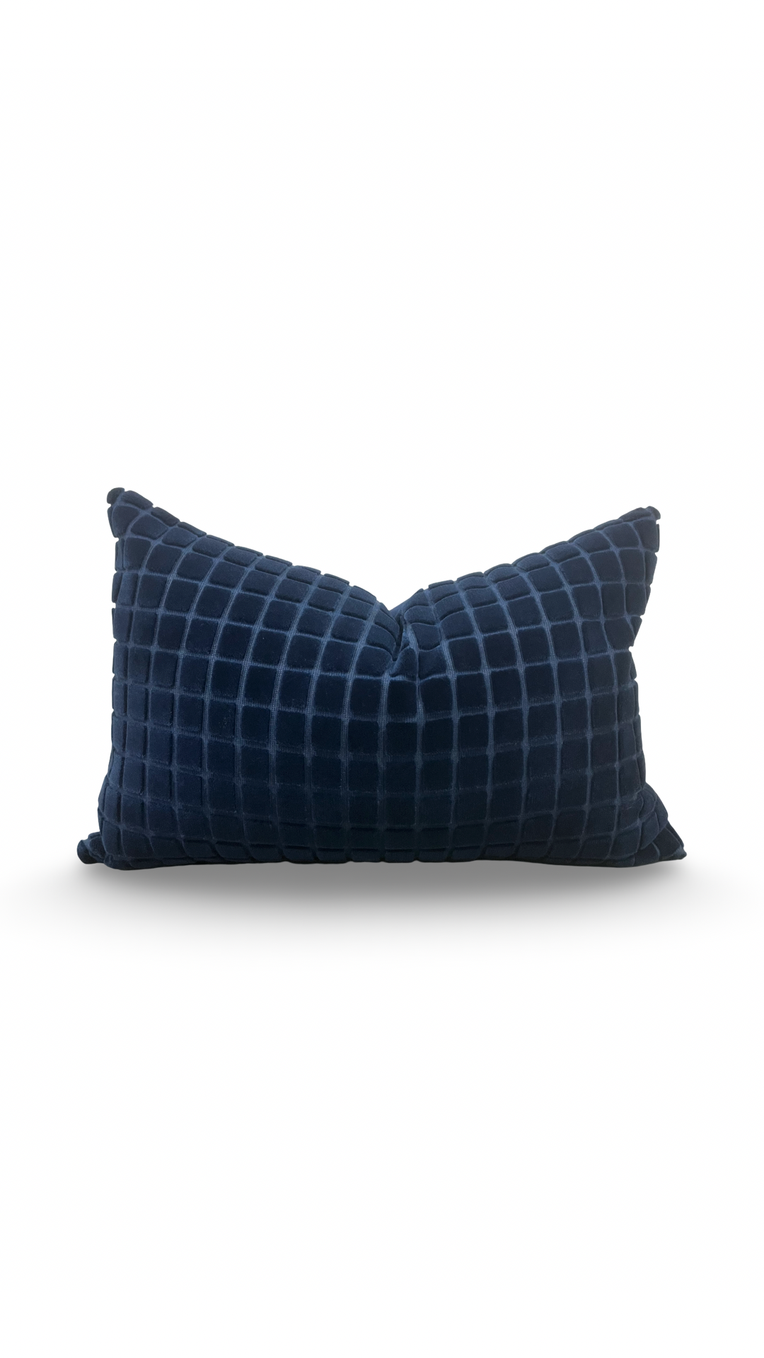 Designer Fabric Smalti Blue Grotto 12x18" Knife Edge Decorative Lumbar Pillow