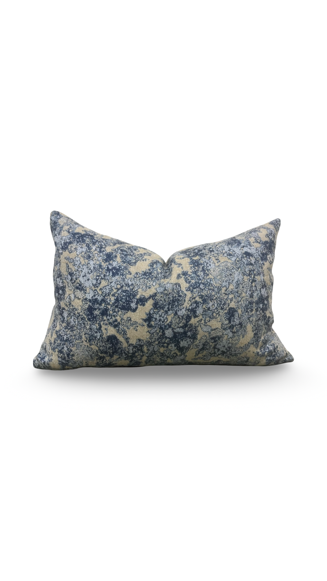 Designer Fabric Solstice Lapis Lazuli 12x18" Knife Edge Decorative Lumbar Pillow