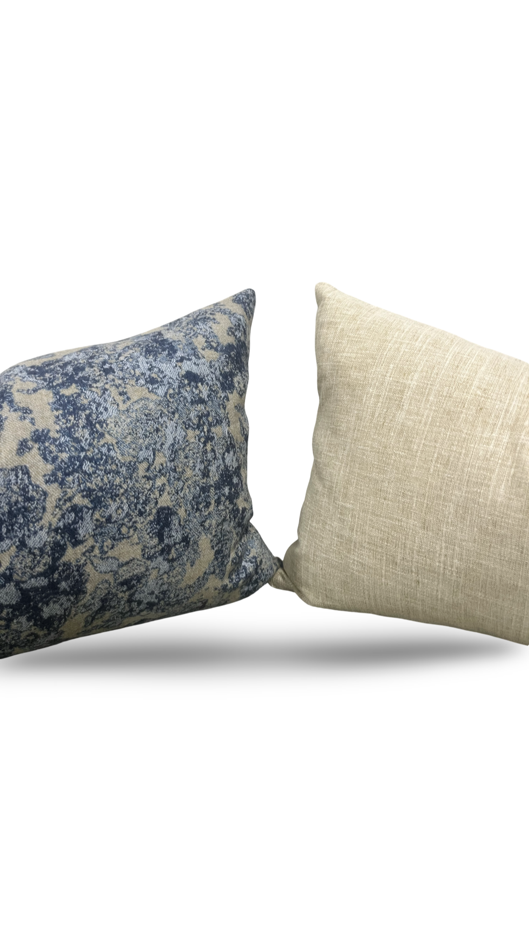 Designer Fabric Solstice Lapis Lazuli 12x18" Knife Edge Decorative Lumbar Pillow