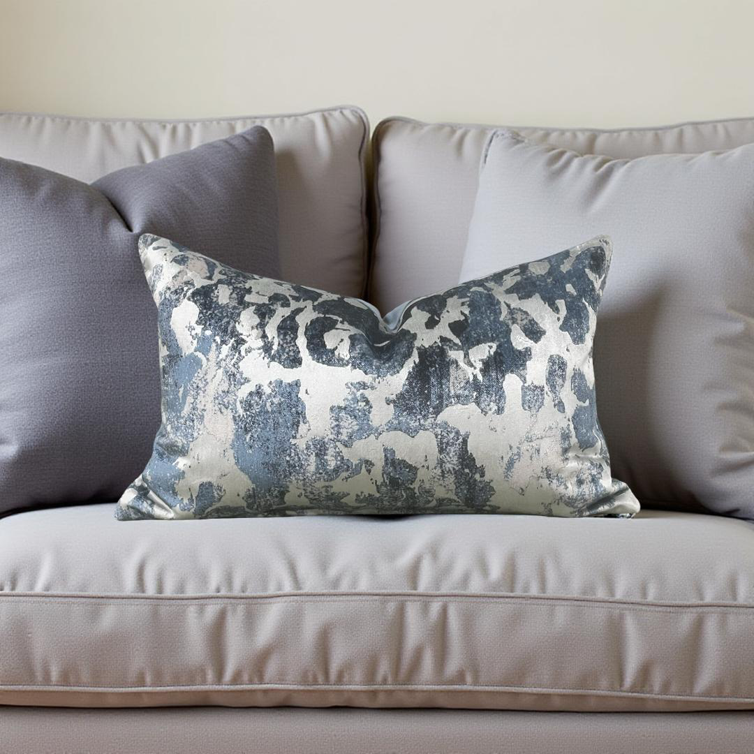 Designer Fabric Vivant Fresco 12x18" Knife Edge Lumbar Pillow