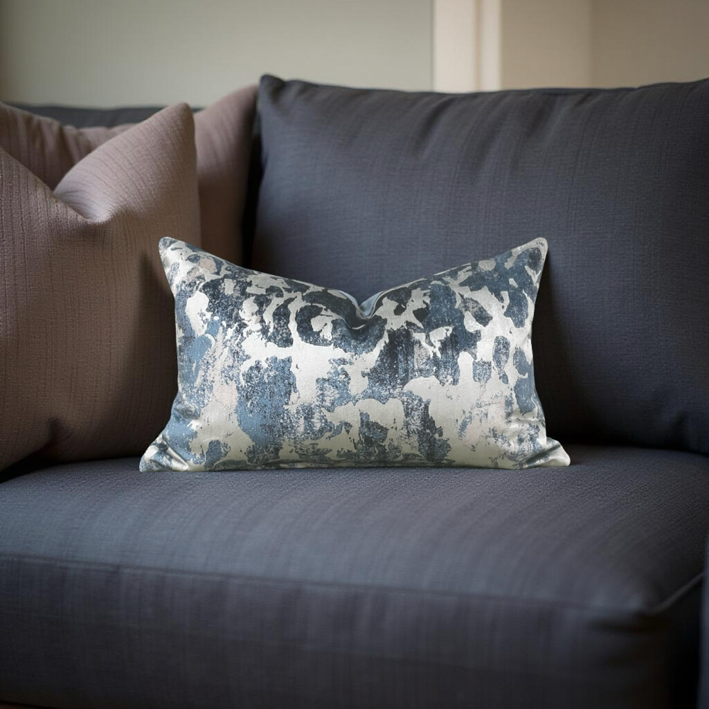 Designer Fabric Vivant Fresco 12x18" Knife Edge Lumbar Pillow