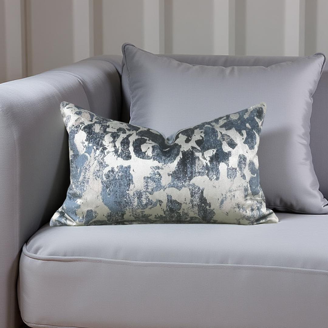 Designer Fabric Vivant Fresco 12x18" Knife Edge Lumbar Pillow