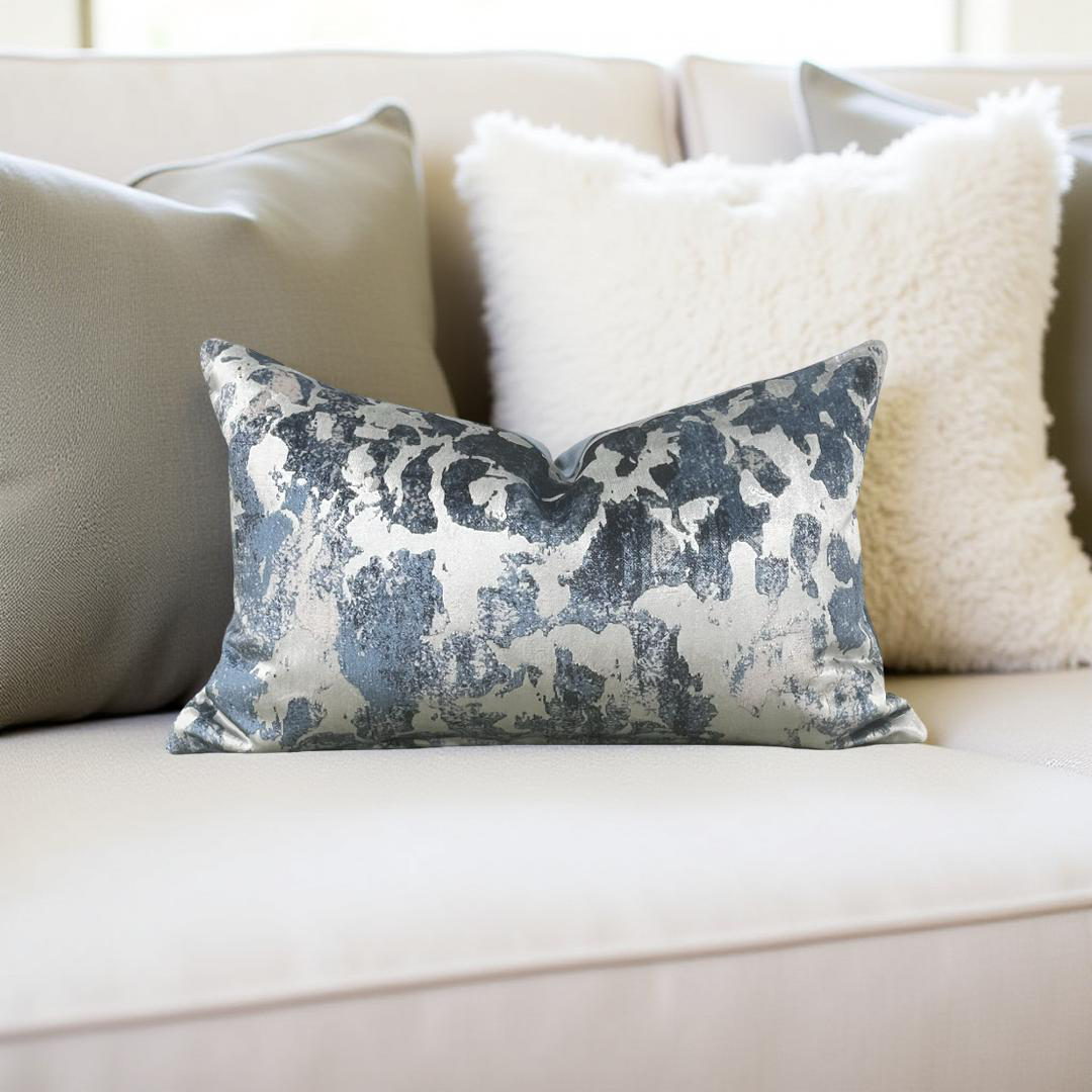 Designer Fabric Vivant Fresco 12x18" Knife Edge Lumbar Pillow