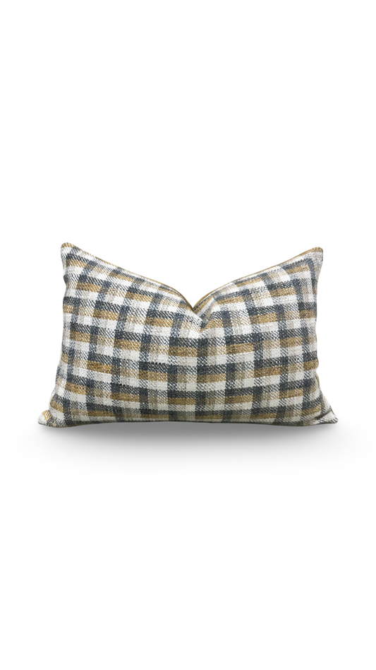 Designer Fabric Chattanooga Bedrock 12x18" Knife Edge Decorative Lumbar Pillow