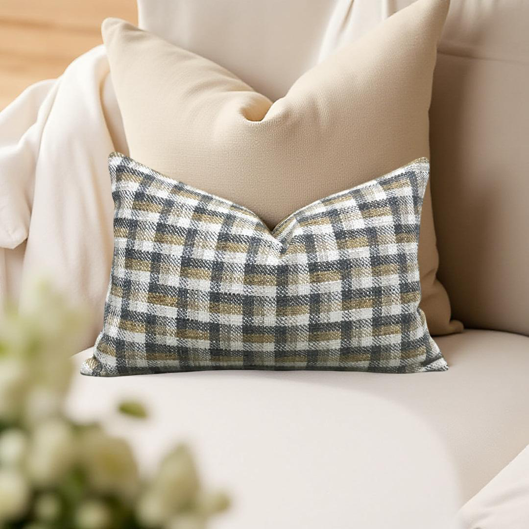 Designer Fabric Chattanooga Bedrock 12x18" Knife Edge Decorative Lumbar Pillow