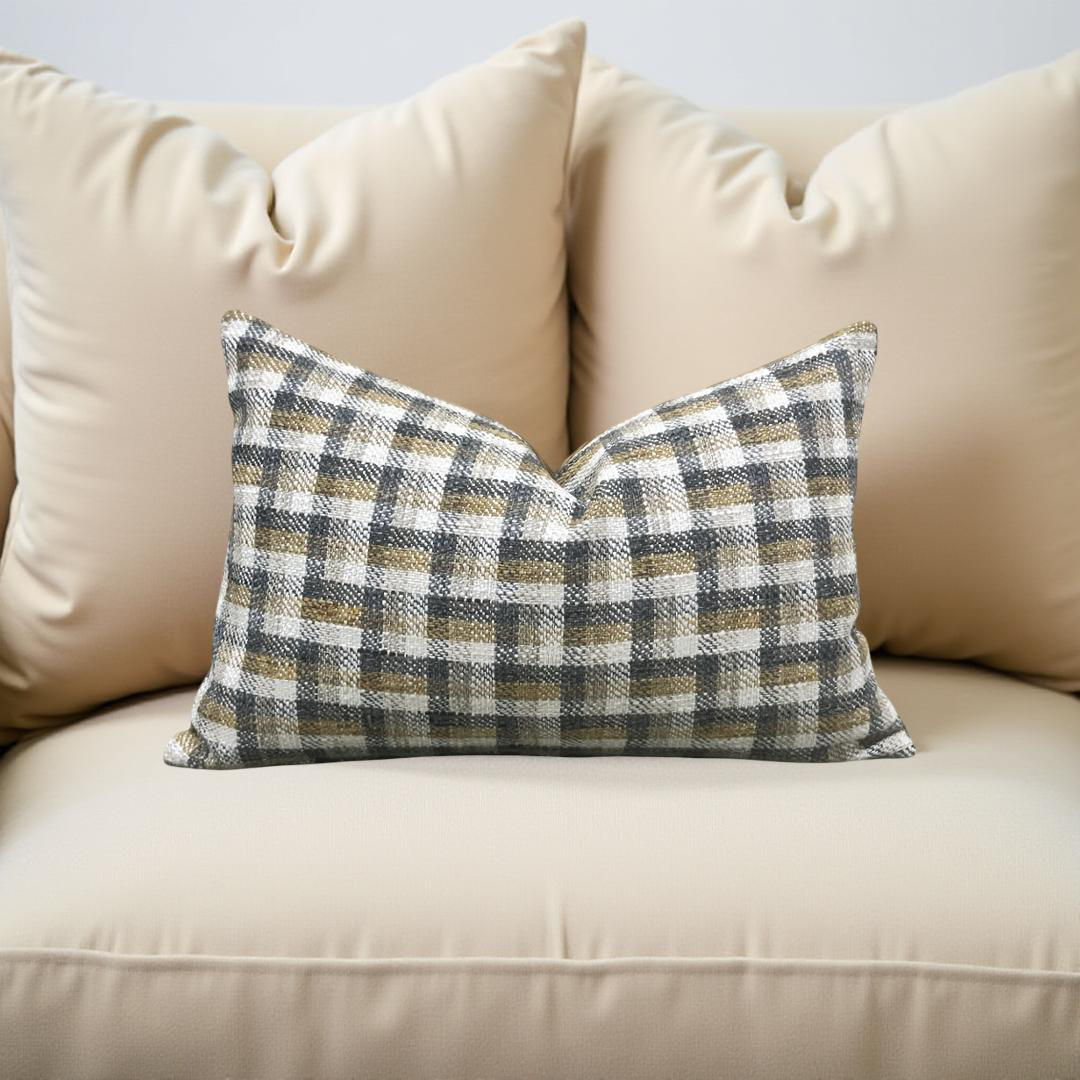 Designer Fabric Chattanooga Bedrock 12x18" Knife Edge Decorative Lumbar Pillow