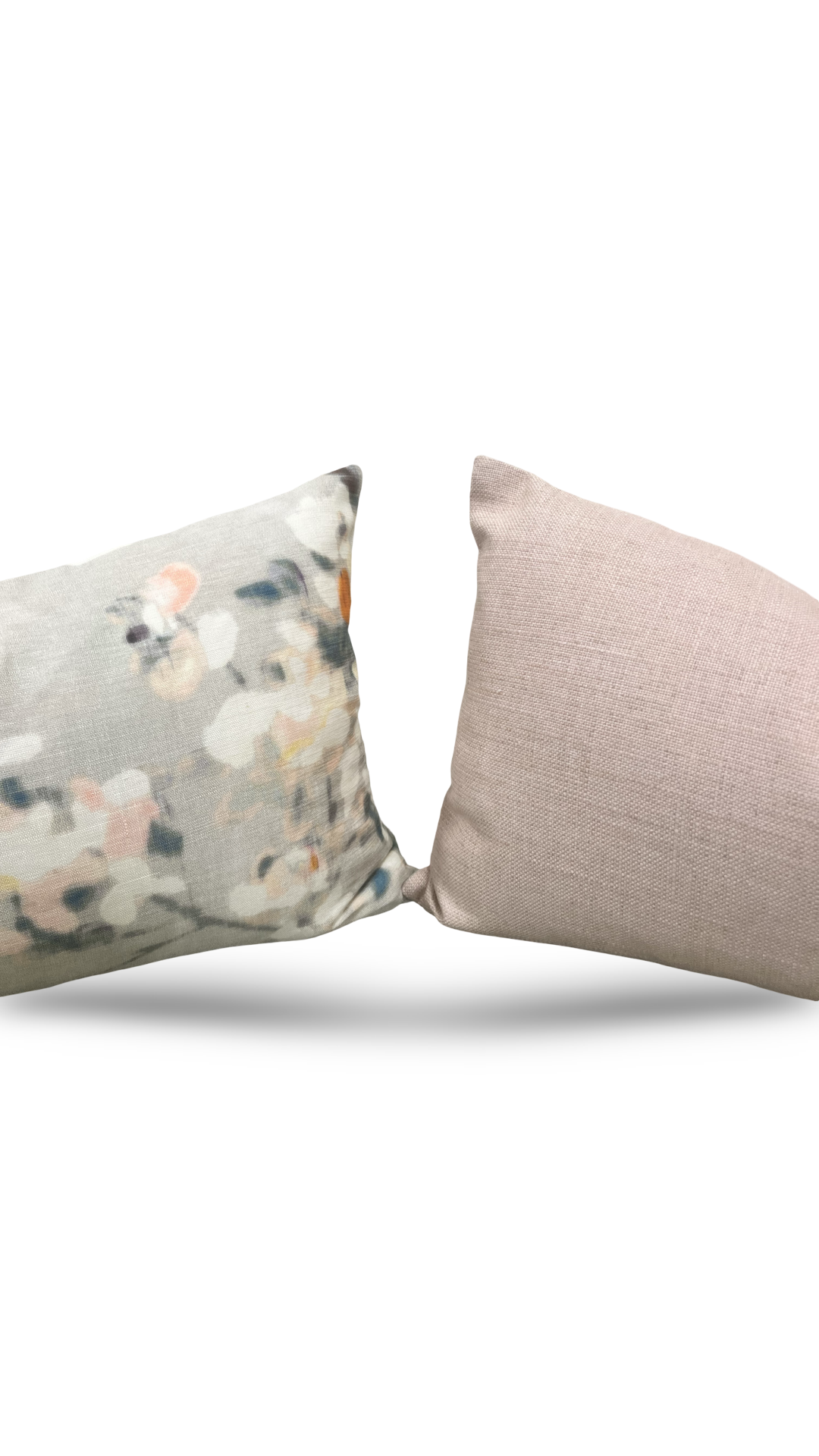 Elegant Pillow Floris Spring Rose - 12x18" Knife Edge Decorative Lumbar Pillow