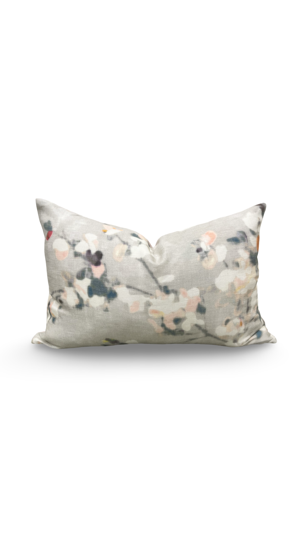 Elegant Pillow Floris Spring Rose - 12x18" Knife Edge Decorative Lumbar Pillow