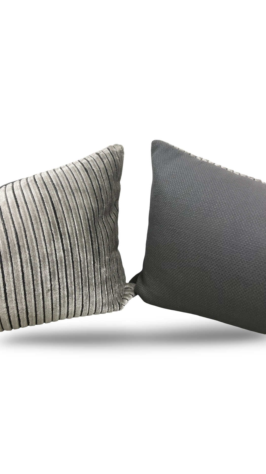 Luxury Pillow in Limbali Liquorice - 12x18" Knife Edge Lumbar Pillow