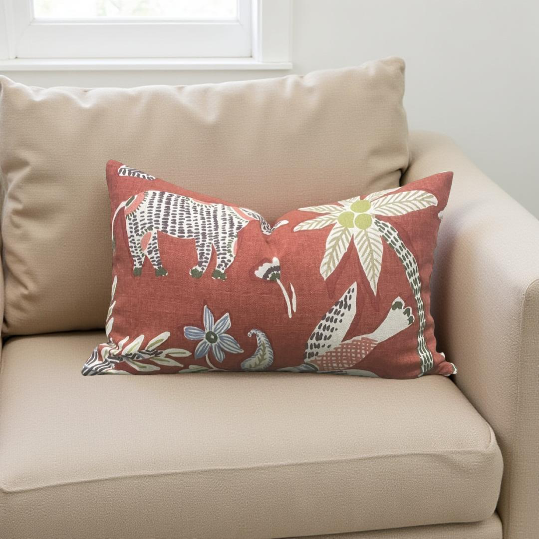 Chair Pillow - Goa Sun Baked 12x18" Knife Edge Decorative Lumbar Pillow