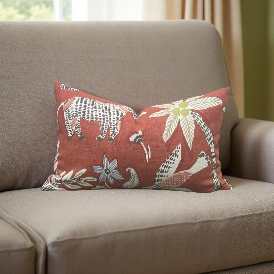 Chair Pillow - Goa Sun Baked 12x18" Knife Edge Decorative Lumbar Pillow