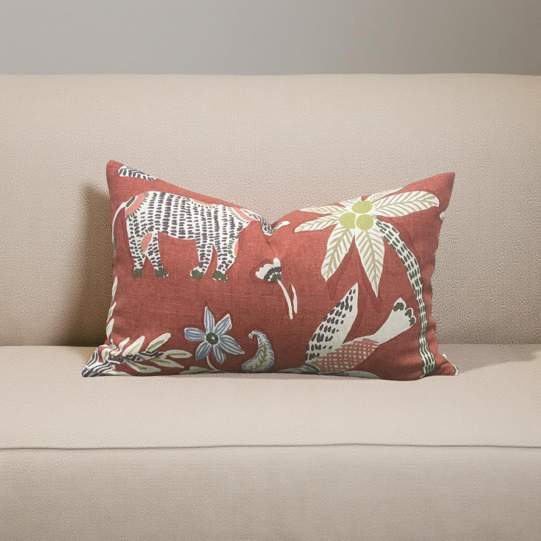 Chair Pillow - Goa Sun Baked 12x18" Knife Edge Decorative Lumbar Pillow