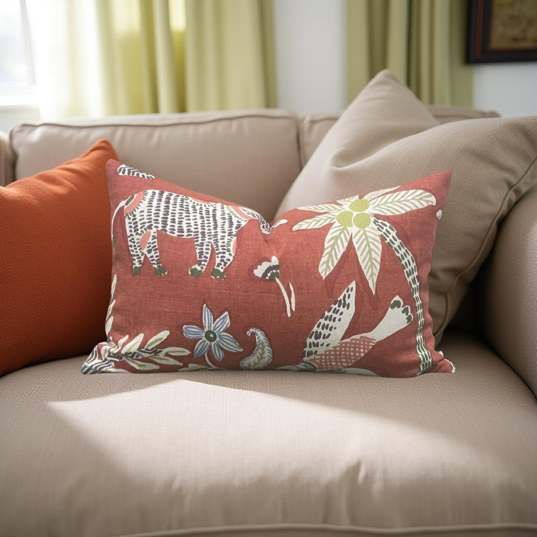 Chair Pillow - Goa Sun Baked 12x18" Knife Edge Decorative Lumbar Pillow