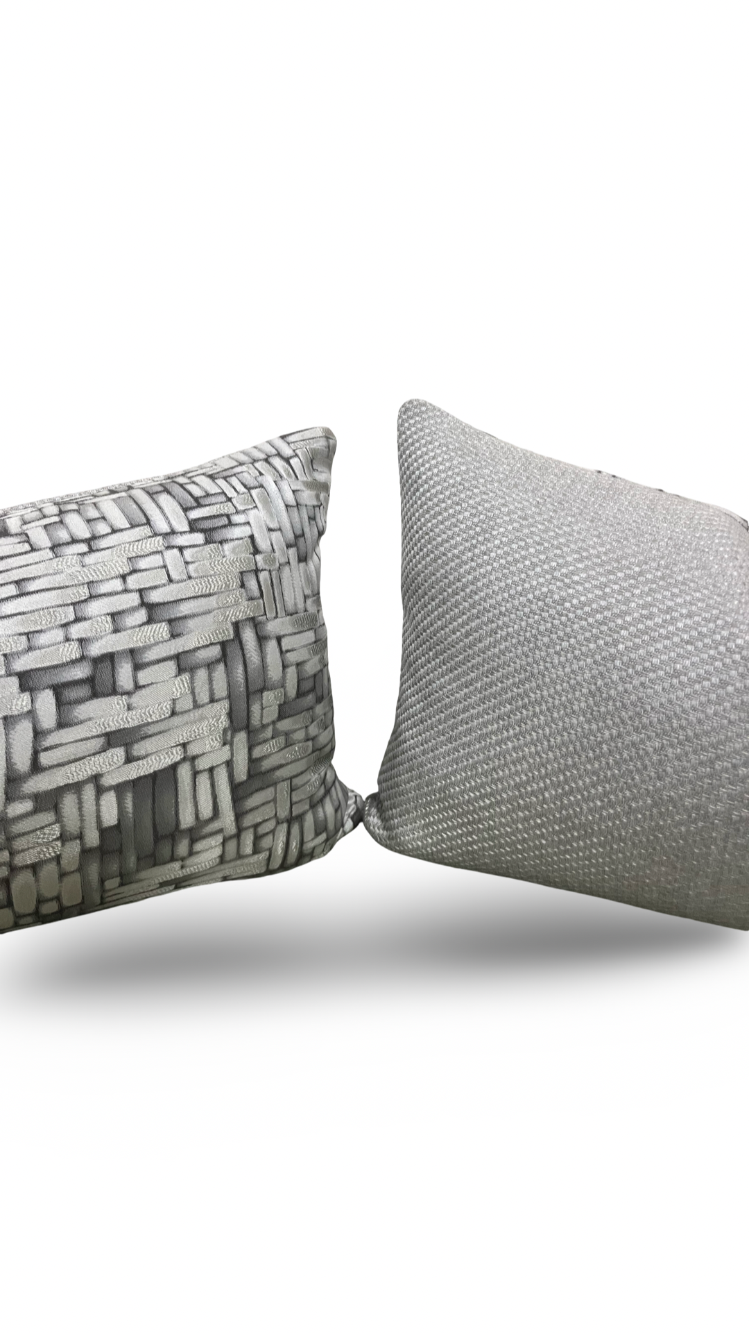 Designer Fabric Eduardo Mercury 12x18" Knife Edge Decorative Lumbar Pillow