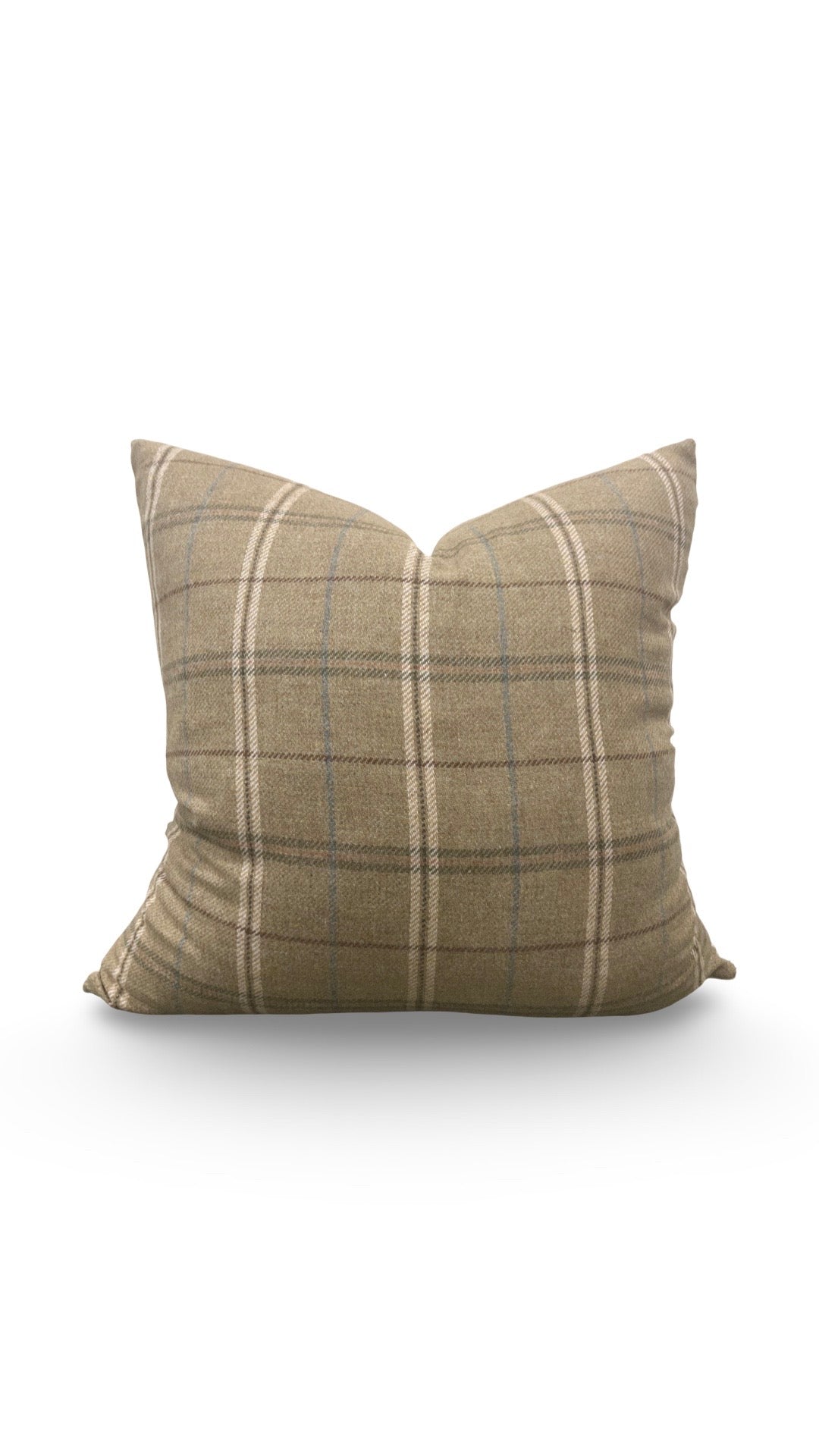 Mulberry Decorative Pillow Islay Sage 22x22" Knife Edge Cover