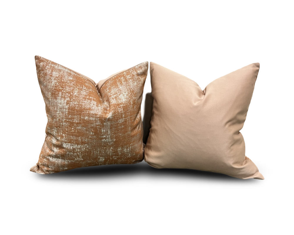Mirage - Canteloupe - 18x18" Knife Edge Decorative Pillow