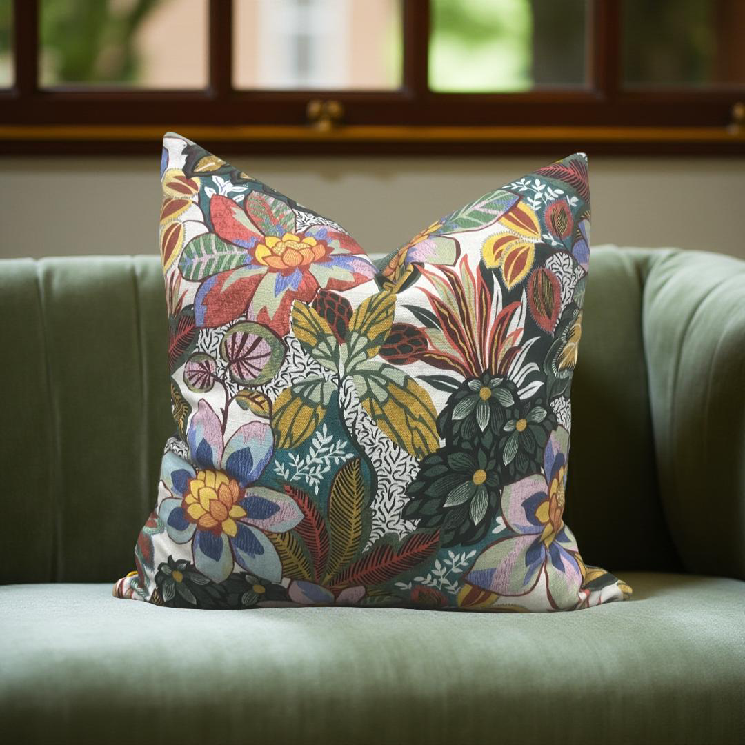 Unicorn Pillow Neutrino Multi 20x20" Knife Edge Decorative Throw Pillow