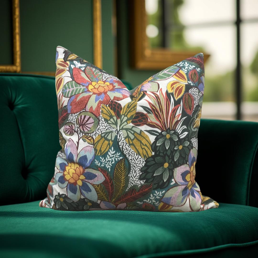 Unicorn Pillow Neutrino Multi 20x20" Knife Edge Decorative Throw Pillow