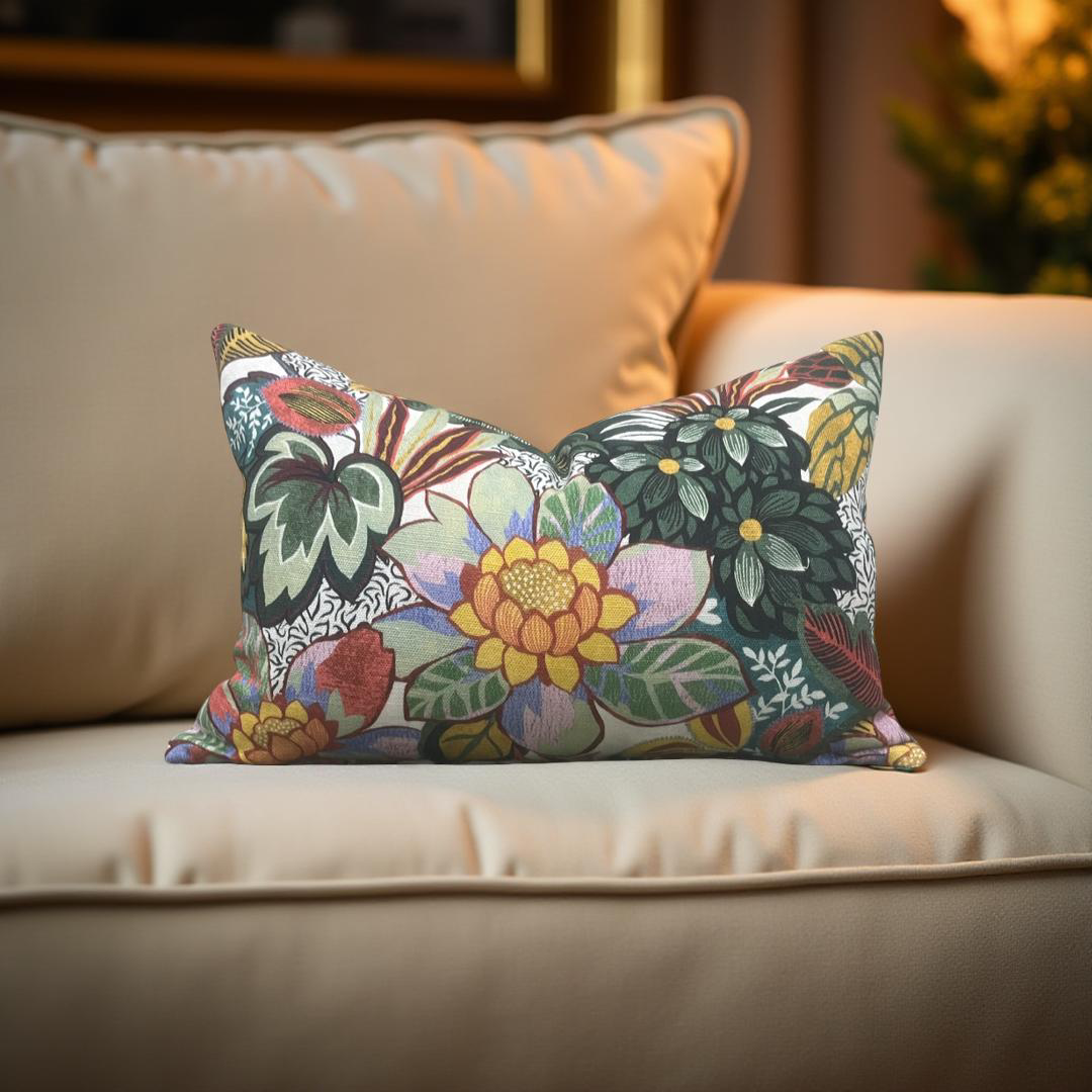 Unicorn Pillow Neutrino Multi 12x18" Knife Edge Decorative Lumbar Pillow