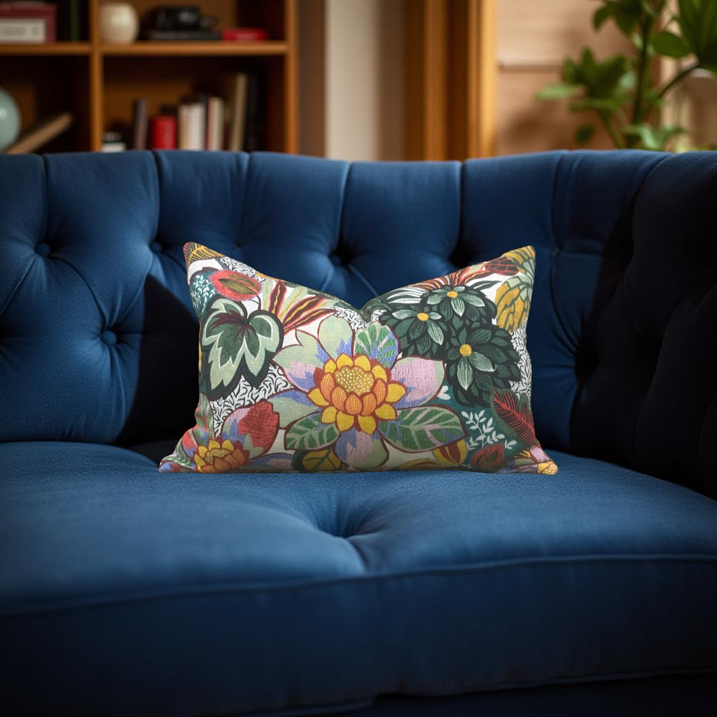 Unicorn Pillow Neutrino Multi 12x18" Knife Edge Decorative Lumbar Pillow