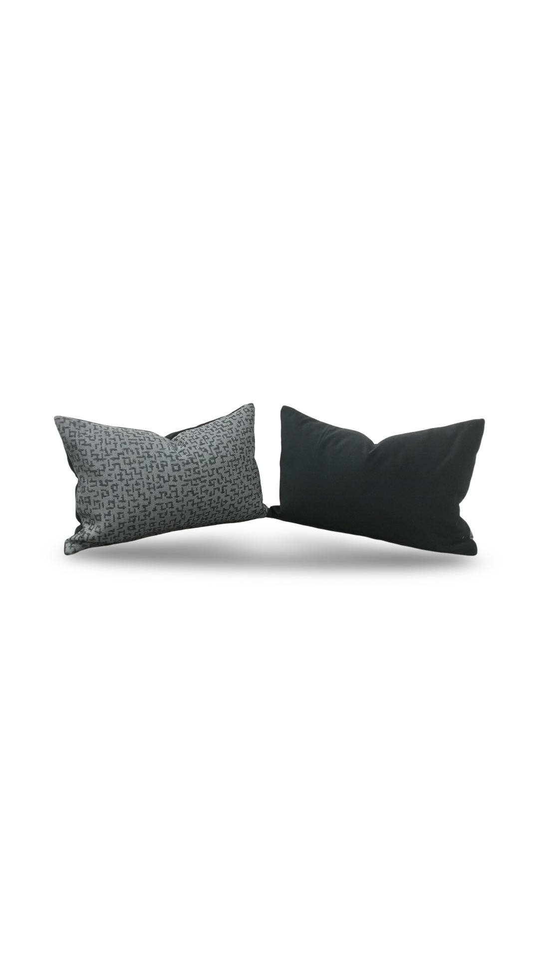 Filippo Uecher Glifo 12x18" Knife Edge Lumbar Pillow