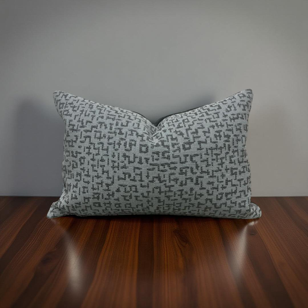 Filippo Uecher Glifo 12x18" Knife Edge Lumbar Pillow