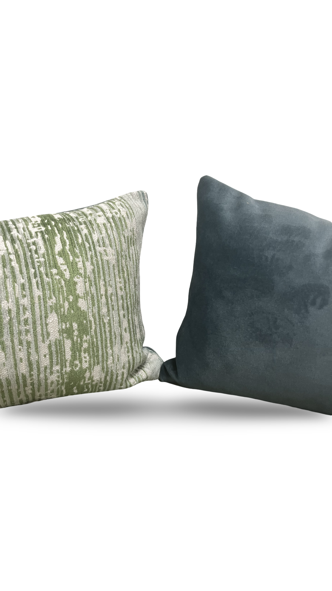 Designer Fabric Damirchik Verde Clark 12x18" Knife Edge Lumbar Pillow