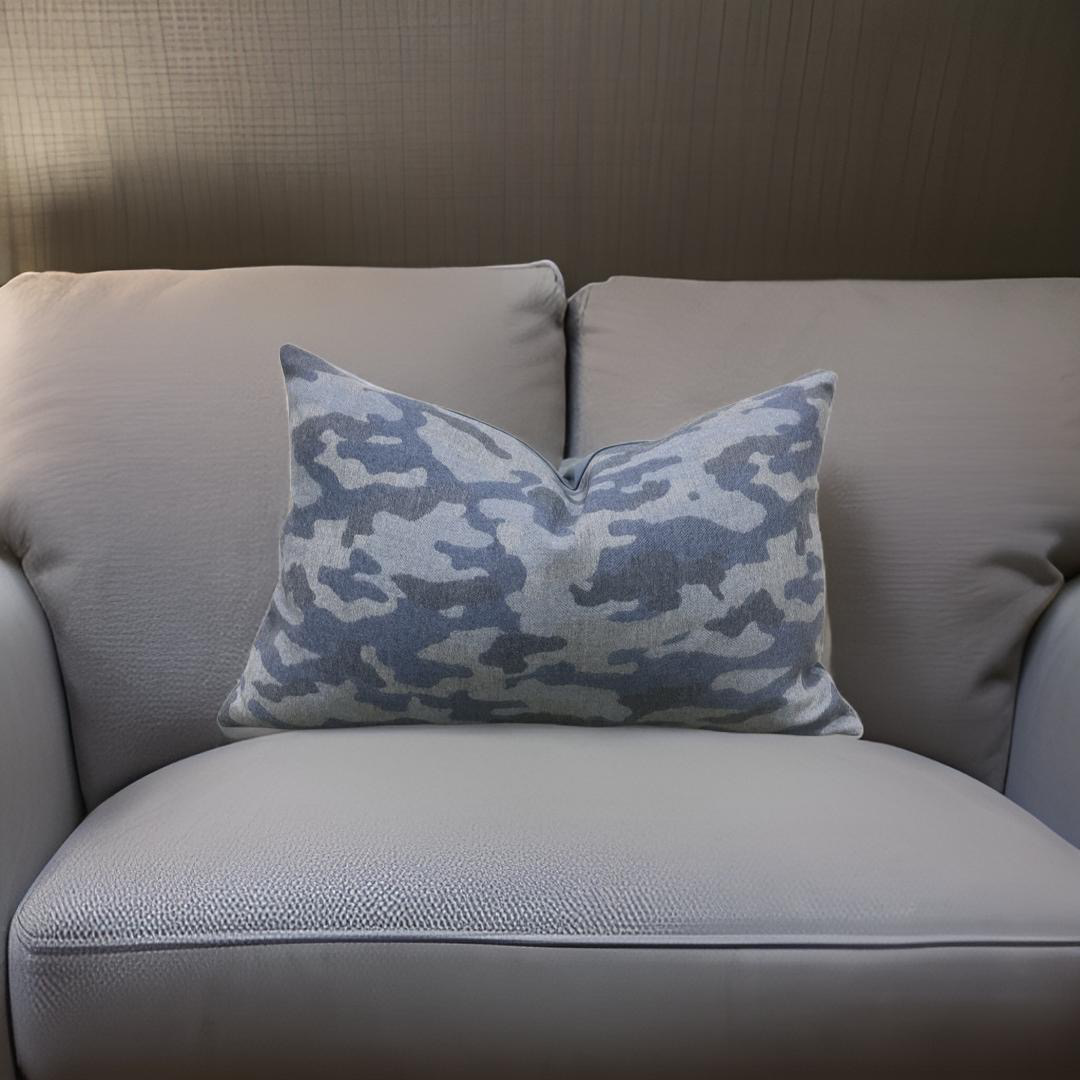 Designer Fabric Porter Mariner 12x18" Knife Edge Decorative Pillow