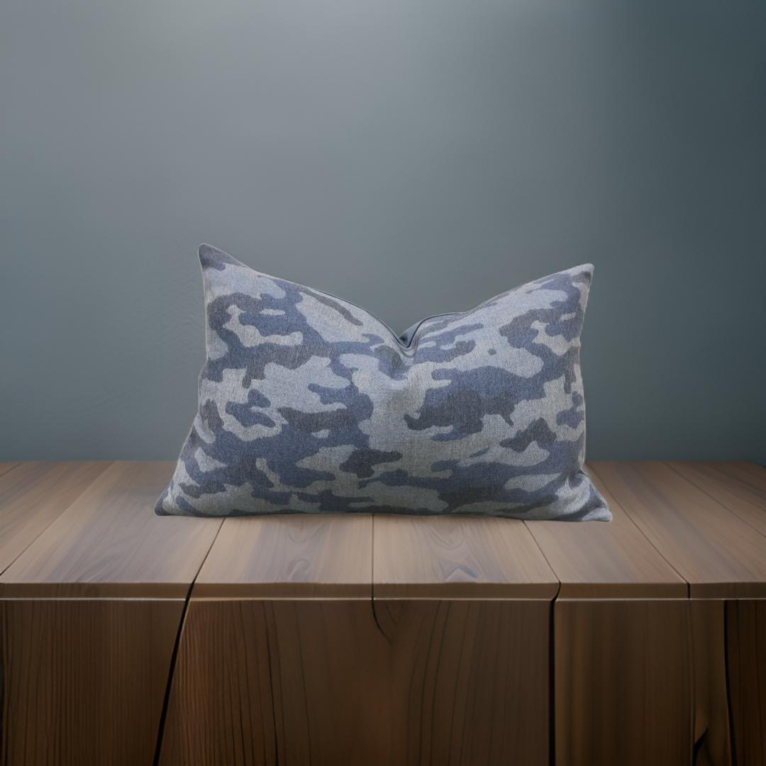 Designer Fabric Porter Mariner 12x18" Knife Edge Decorative Pillow