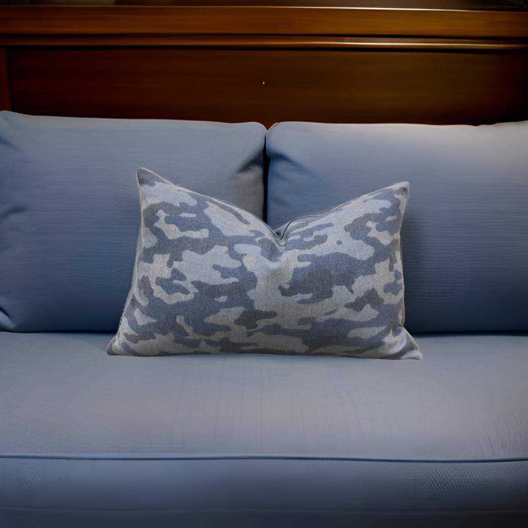 Designer Fabric Porter Mariner 12x18" Knife Edge Decorative Pillow