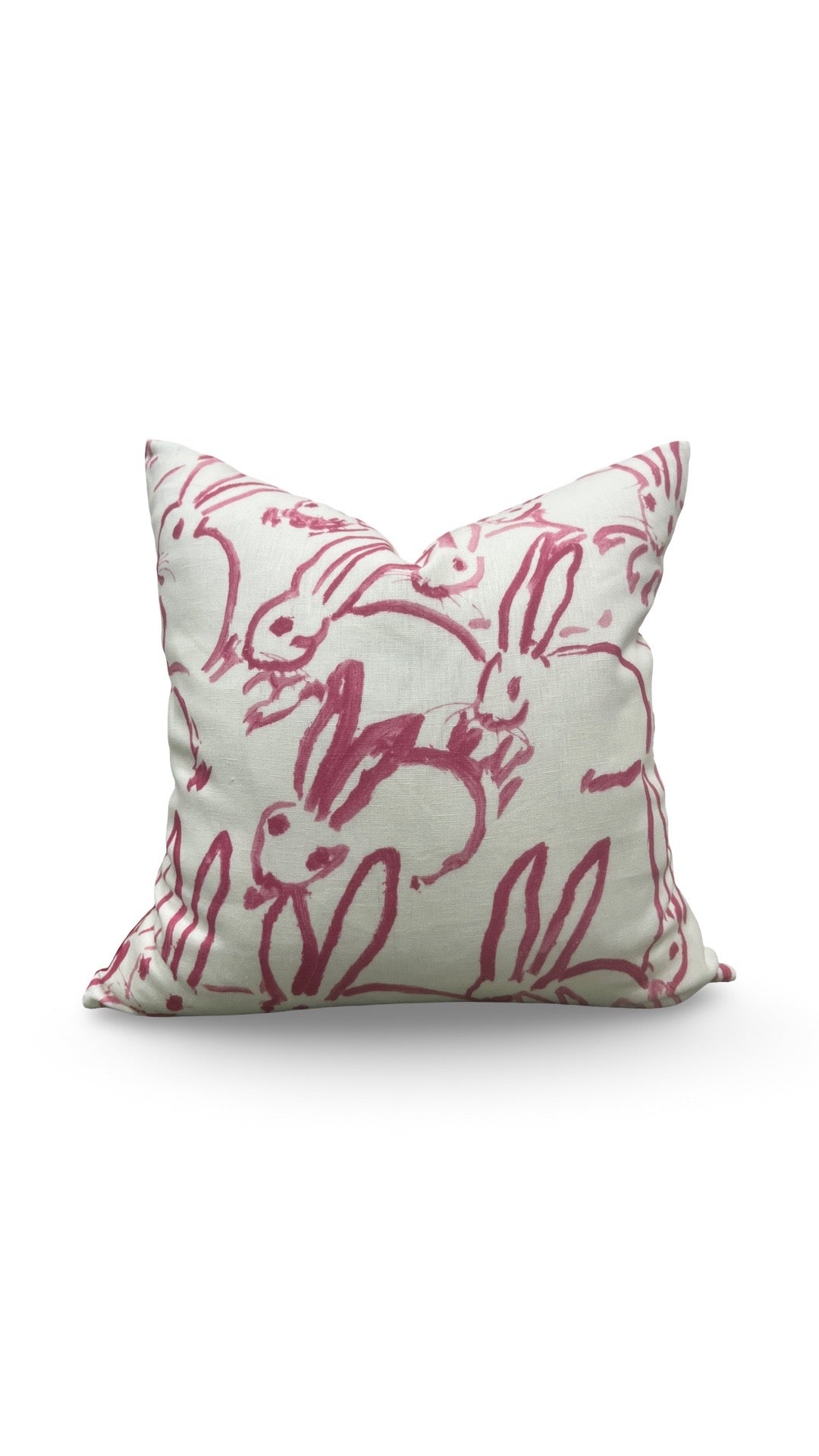 Lee Jofa Decorative Pillow Hunt Slonem Pink 22x22" Knife Edge Cover