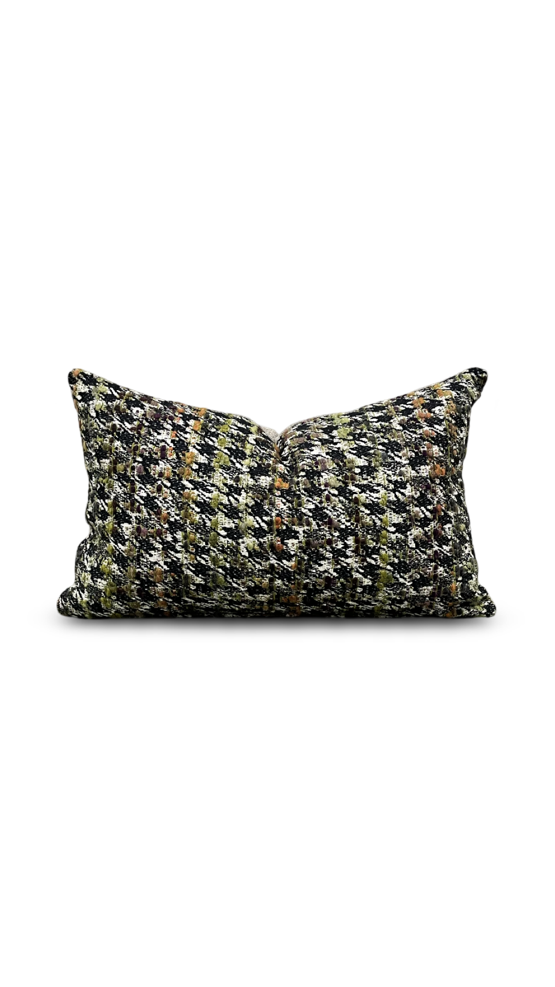Palmer’s Ikat Autumn 12x18" Knife Edge Decorative Lumbar Pillow