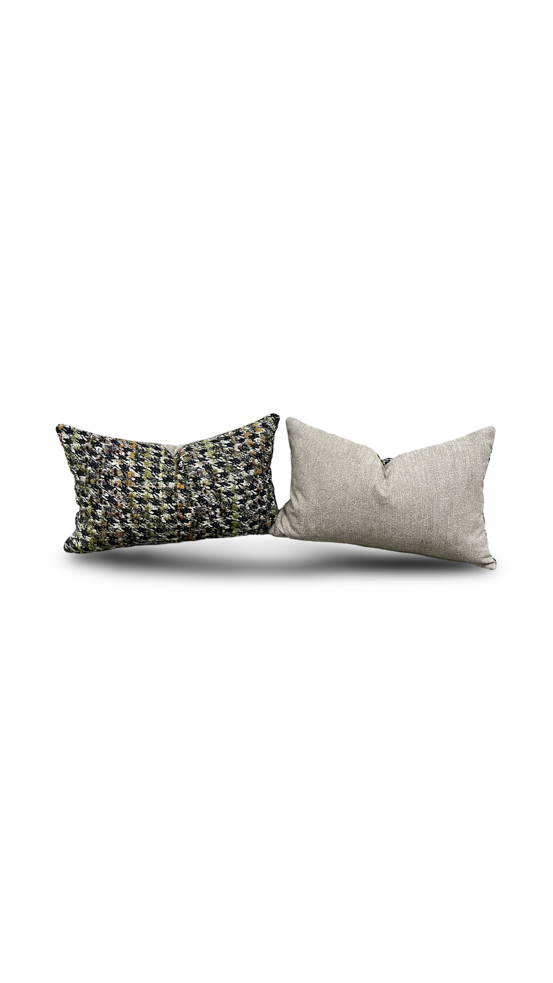 Palmer’s Ikat Autumn 12x18" Knife Edge Decorative Lumbar Pillow