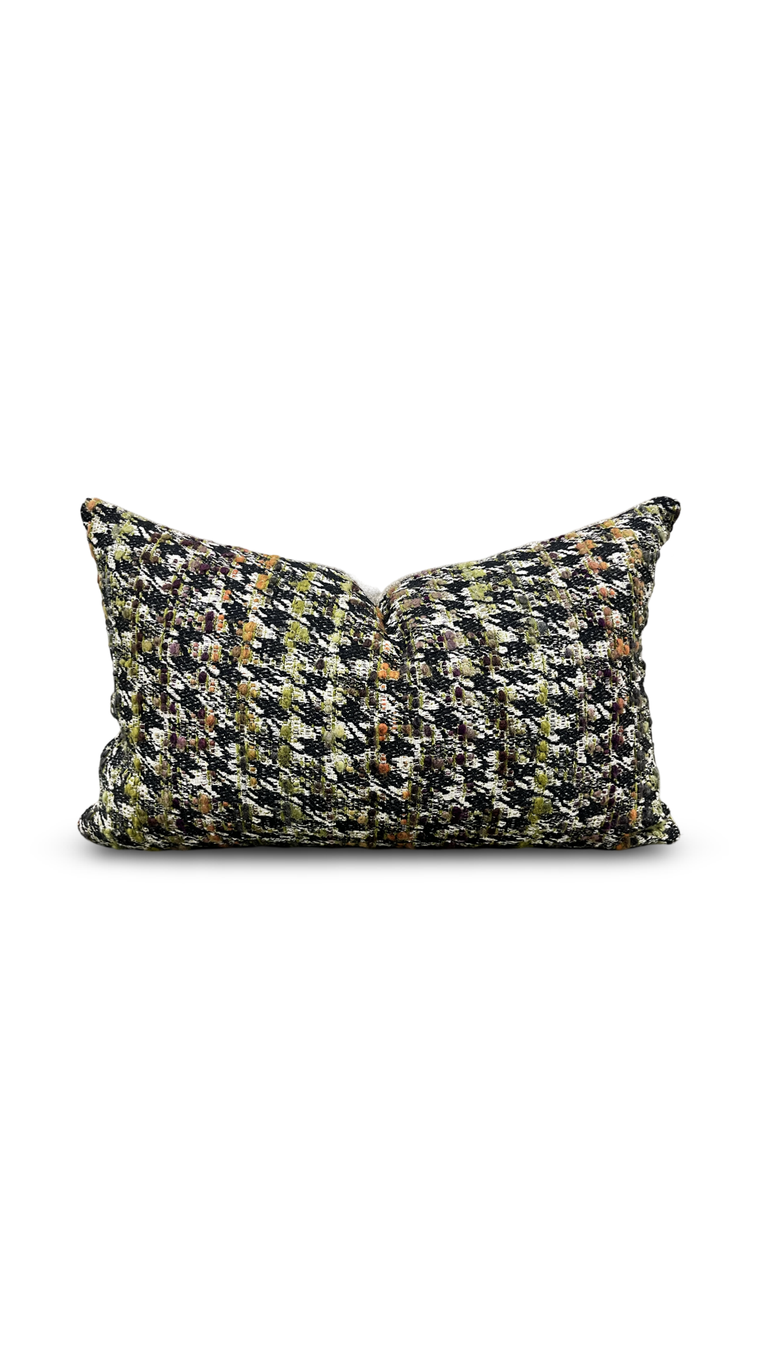 Palmer’s Ikat Autumn 12x18" Knife Edge Decorative Lumbar Pillow