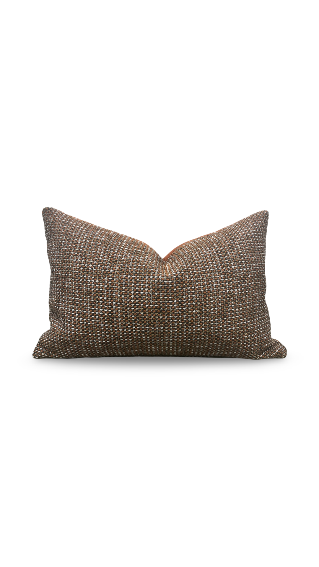 Macrotweed Amber 12X18" Knife Edge Decorative Lumbar Pillow