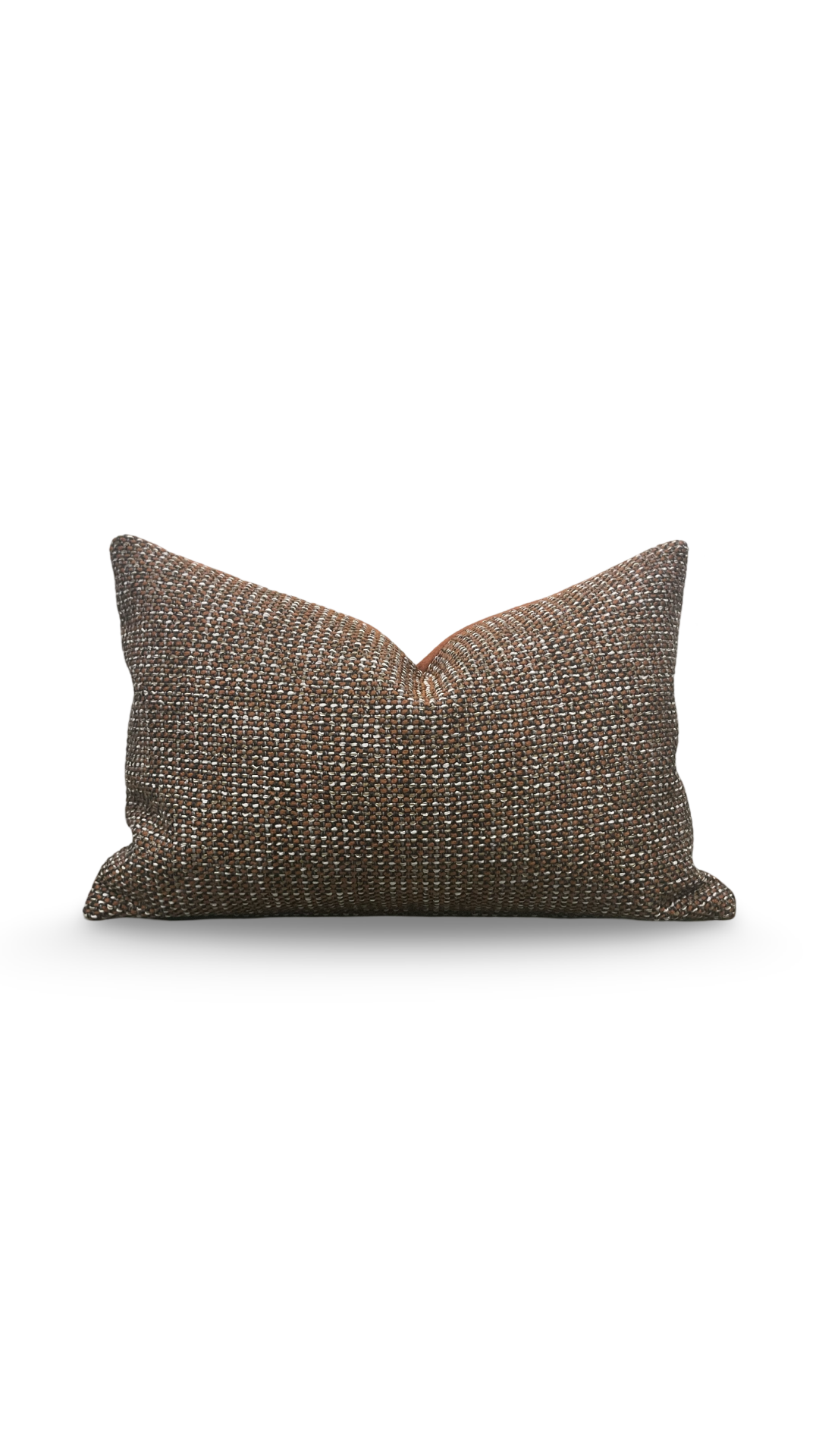 Macrotweed Amber 12X18" Knife Edge Decorative Lumbar Pillow
